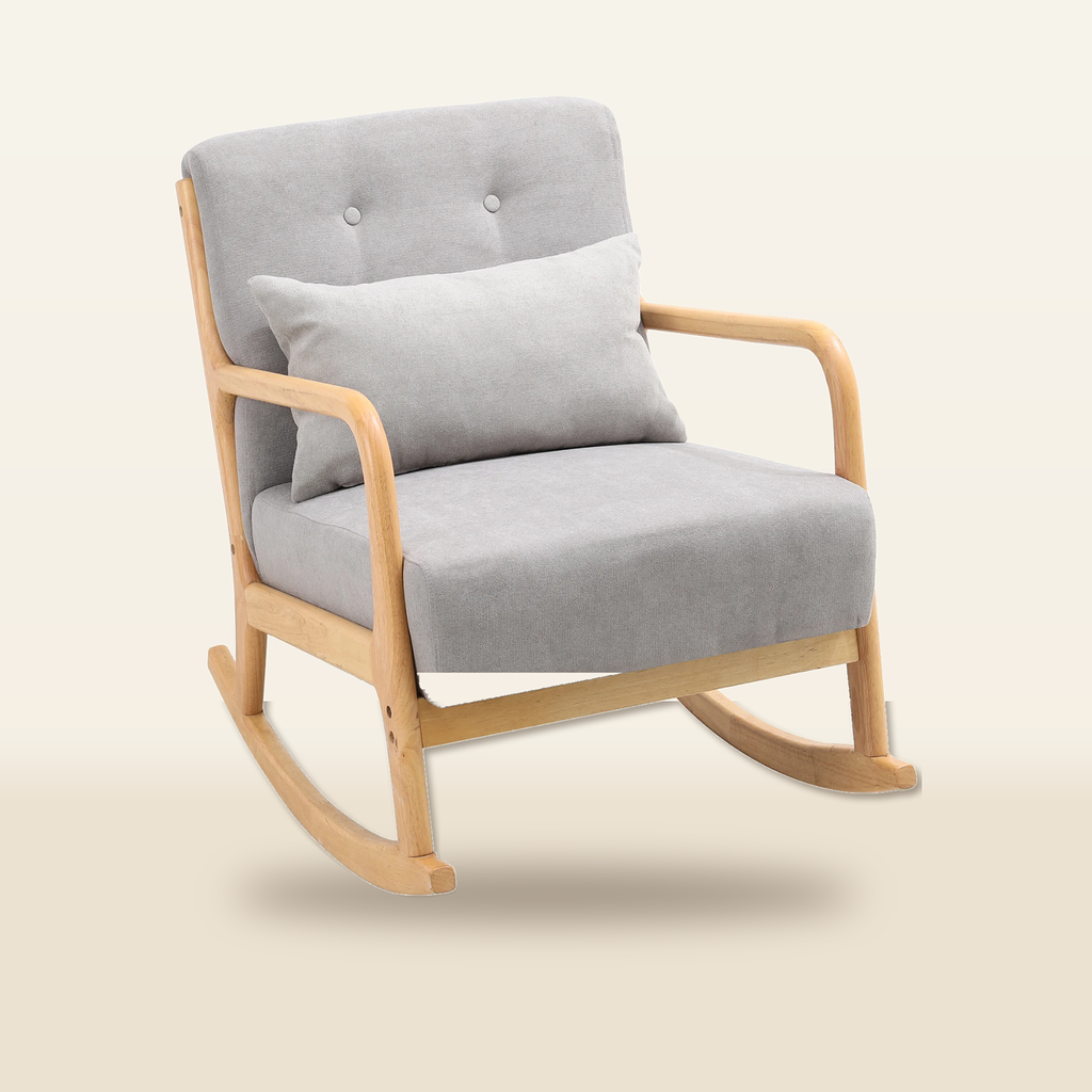 The Hardback Upholstered Rocking Chair