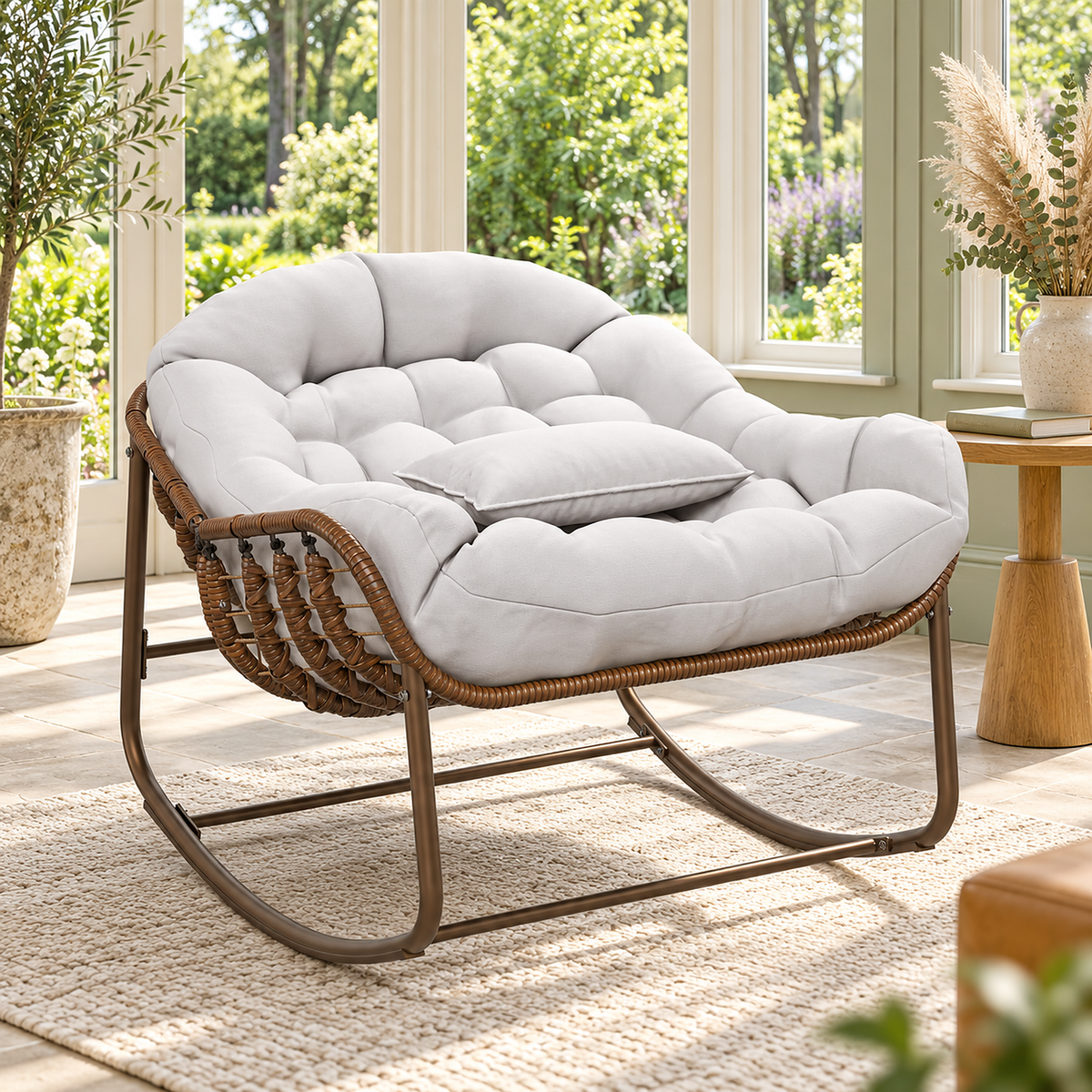 The Folio Rattan Rocking Chair