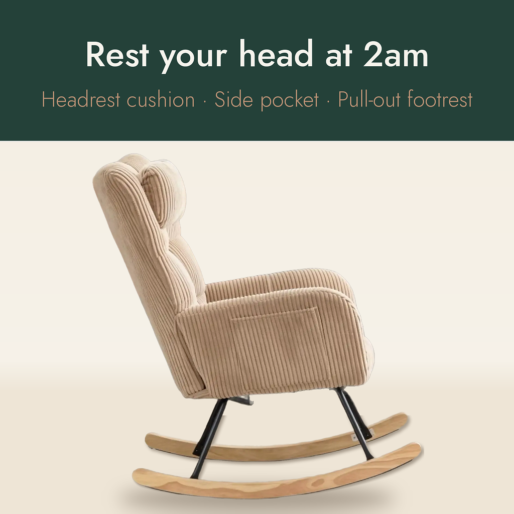 The Bookmark Nursing Rocking Chair