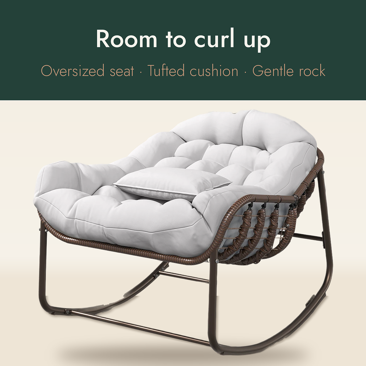 The Folio Rattan Rocking Chair