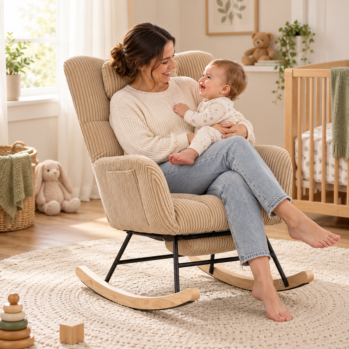 The Bookmark Nursing Rocking Chair