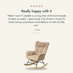 The Bookmark Nursing Rocking Chair