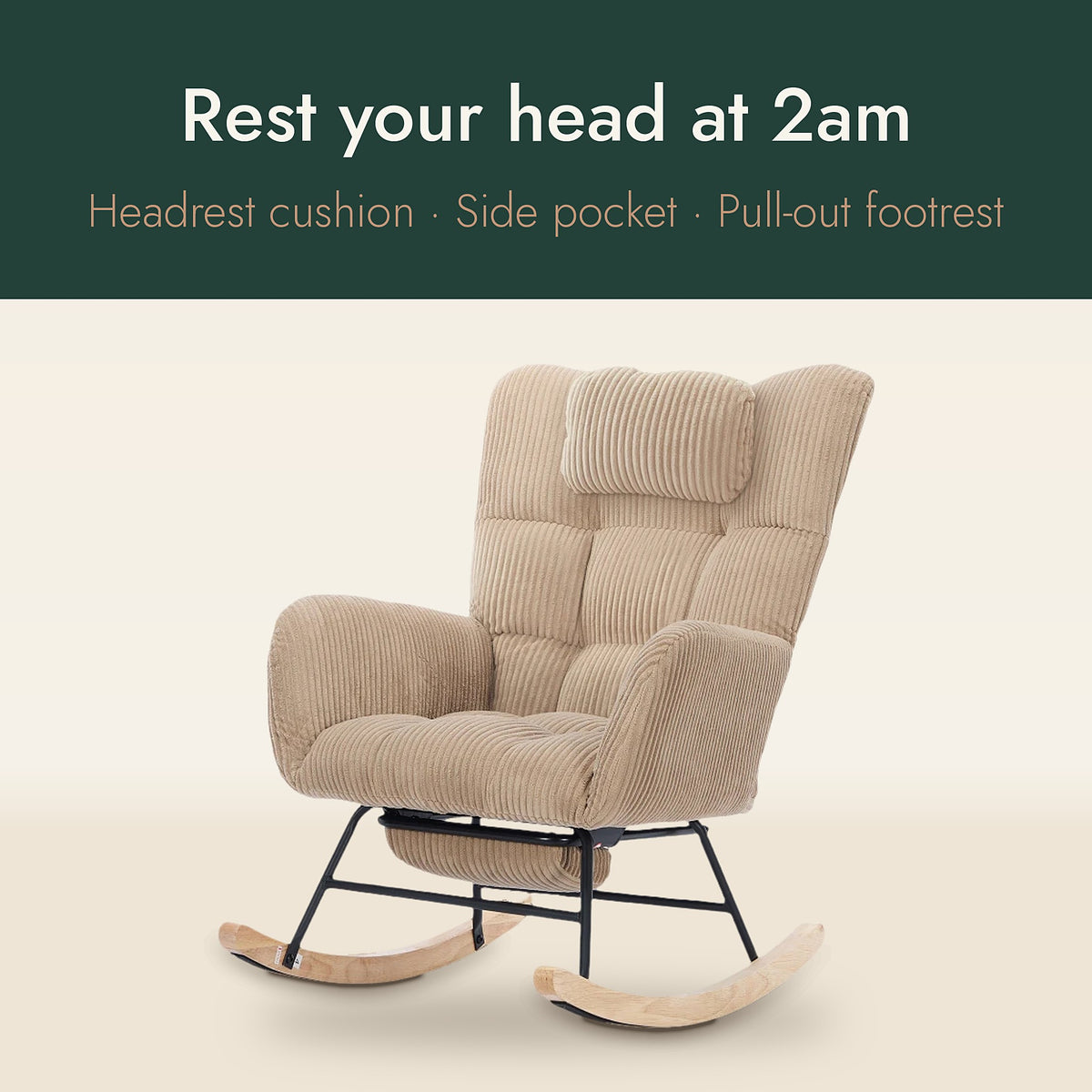 The Bookmark Nursing Rocking Chair – image 3