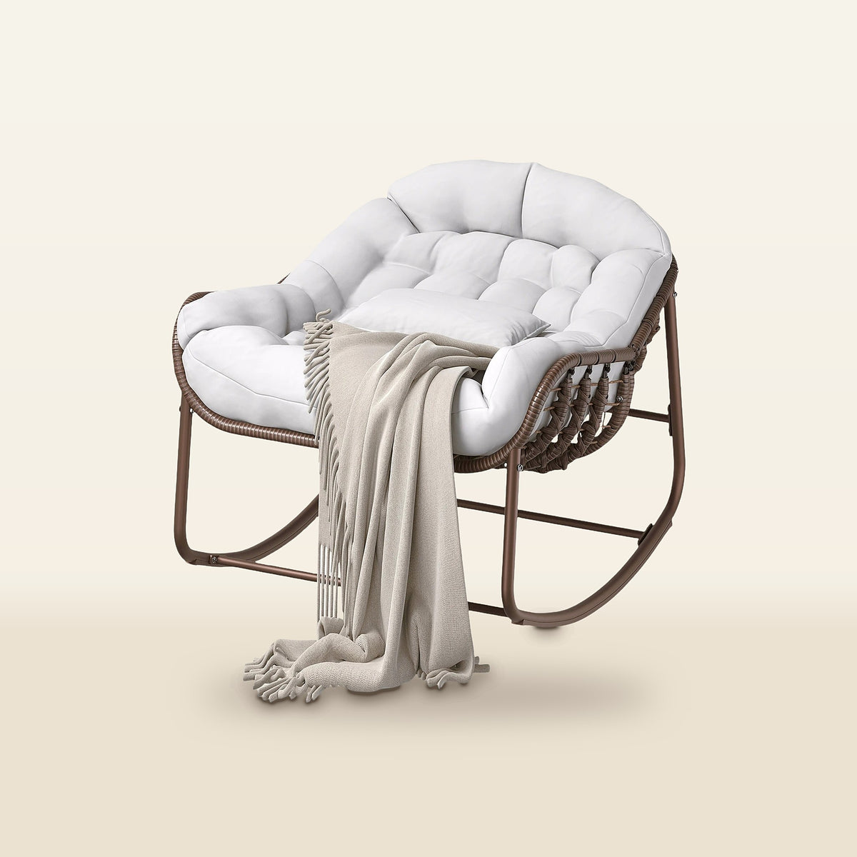 The Folio Rattan Rocking Chair – image 1