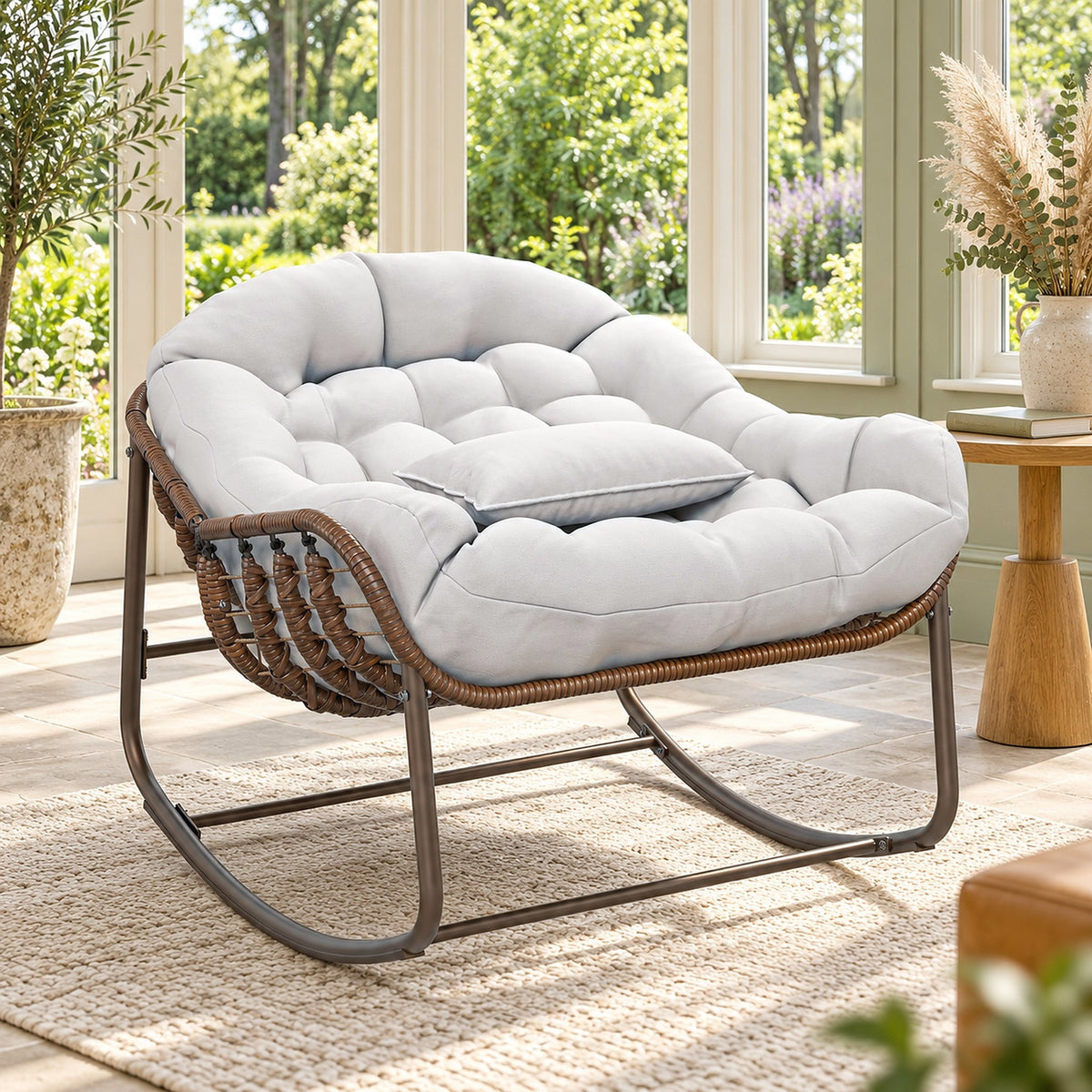 The Folio Rattan Rocking Chair – image 2