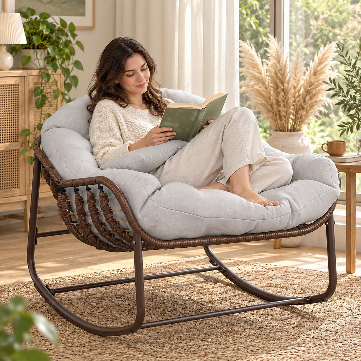 The Folio Rattan Rocking Chair – image 4