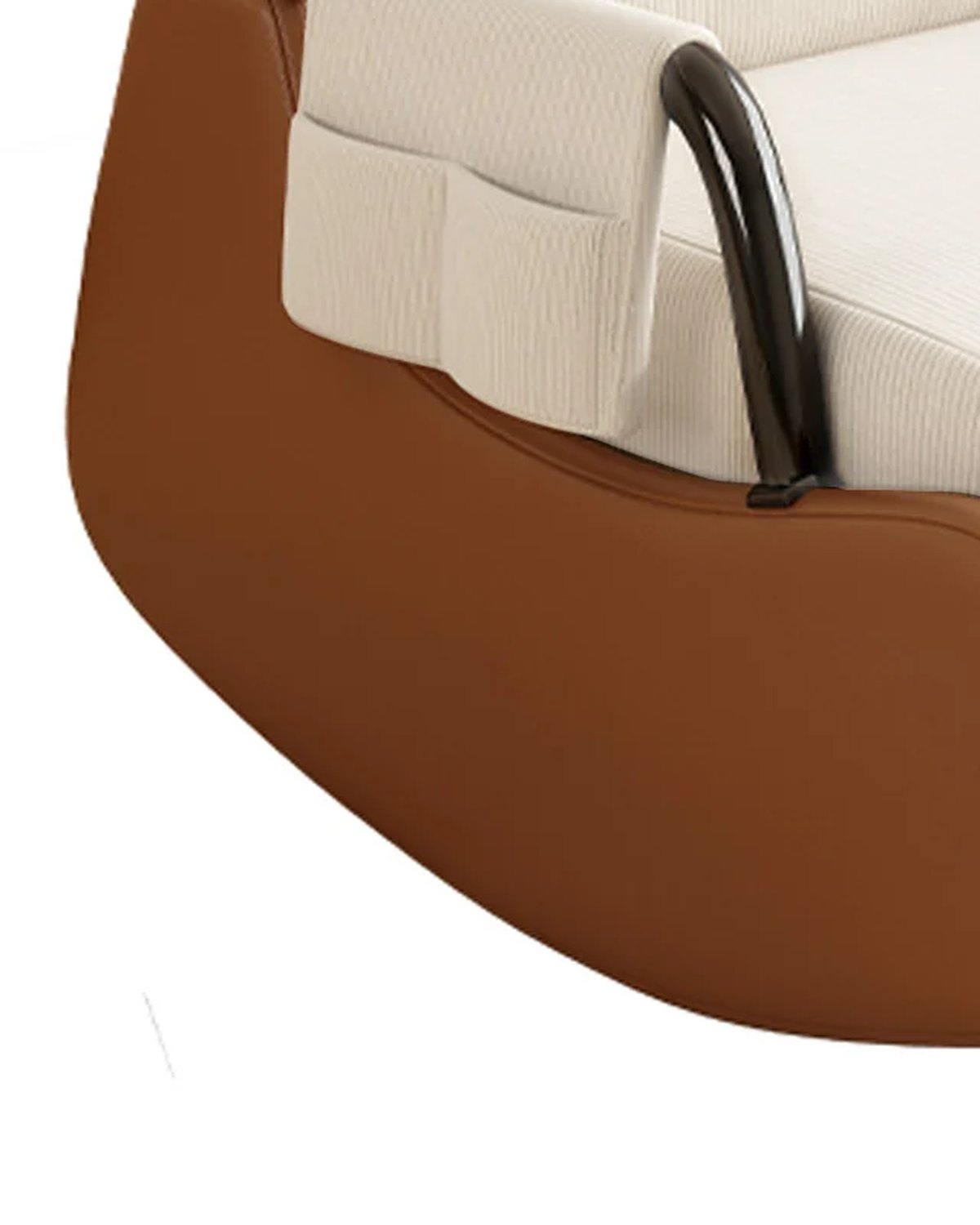 Close-up of the rockers of The Sequel Reclining Rocking Chair