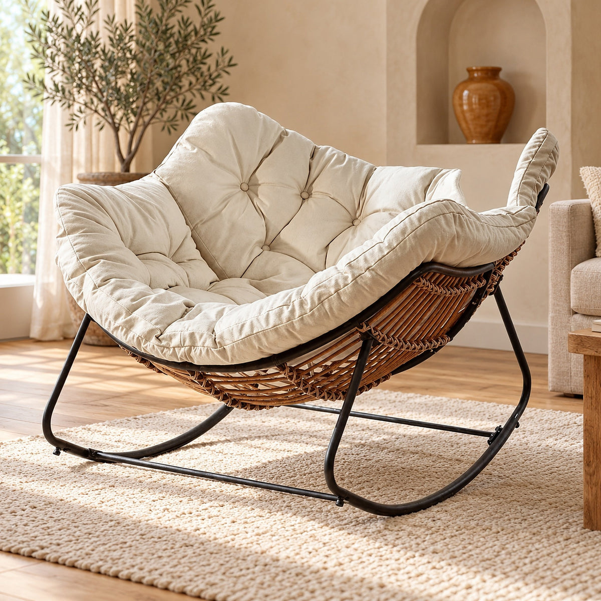The Verse Rattan Rocking Chair – image 2