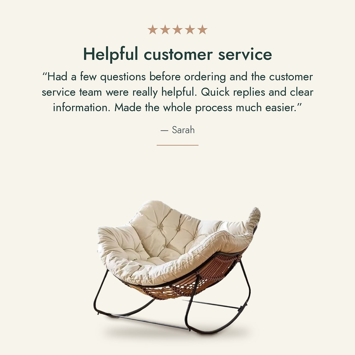 The Verse Rattan Rocking Chair – image 7