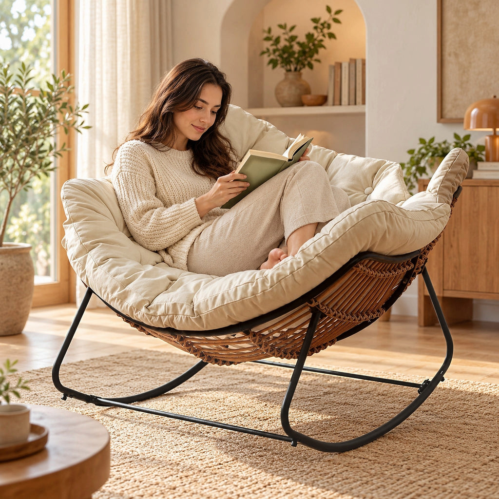 The Verse Rattan Rocking Chair – image 4